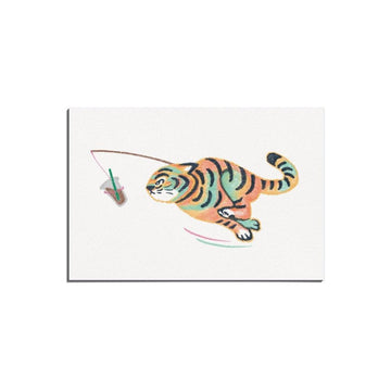 Muzik Tiger Coffe Running Tiger Postcard 明信片 - SOUL SIMPLE HK