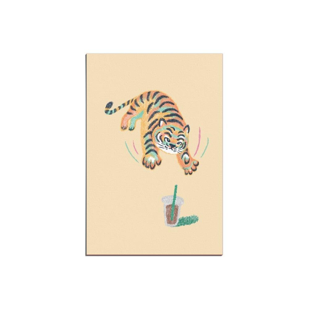 Muzik Tiger Coffe Hunting Tiger Postcard 明信片 - SOUL SIMPLE HK