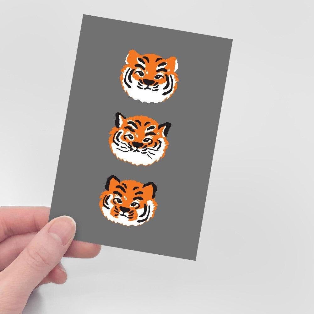 Muzik Tiger Trio Tiger Postcard 明信片 - SOUL SIMPLE HK