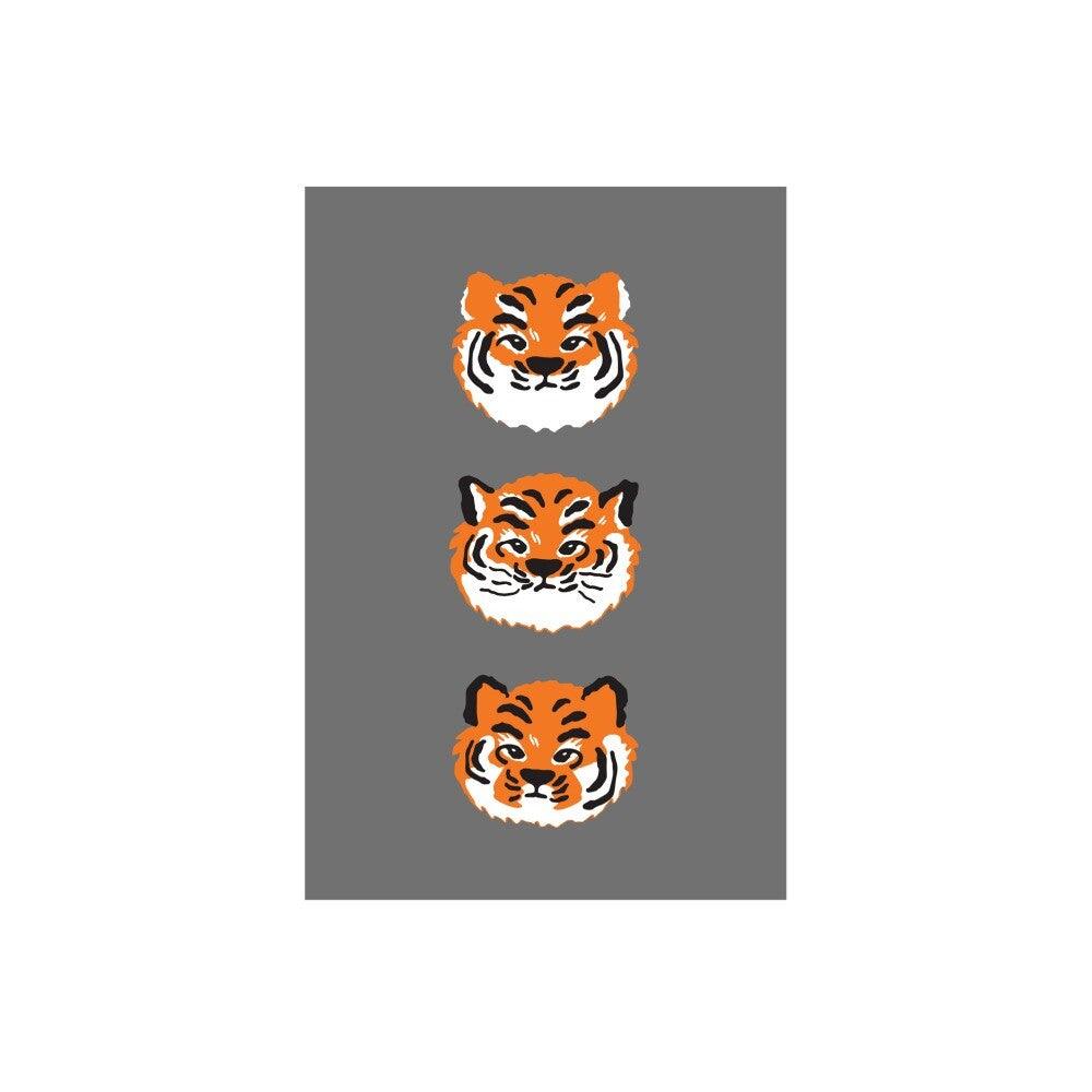 Muzik Tiger Trio Tiger Postcard 明信片 - SOUL SIMPLE HK