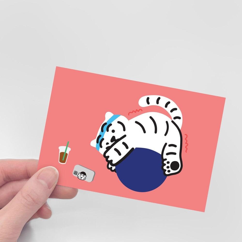 Muzik Tiger Home Workout Tiger Postcard 明信片 - SOUL SIMPLE HK