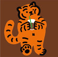 Muzik Tiger Coffee Tiger Big Removable Sticker 貼紙 - SOUL SIMPLE HK
