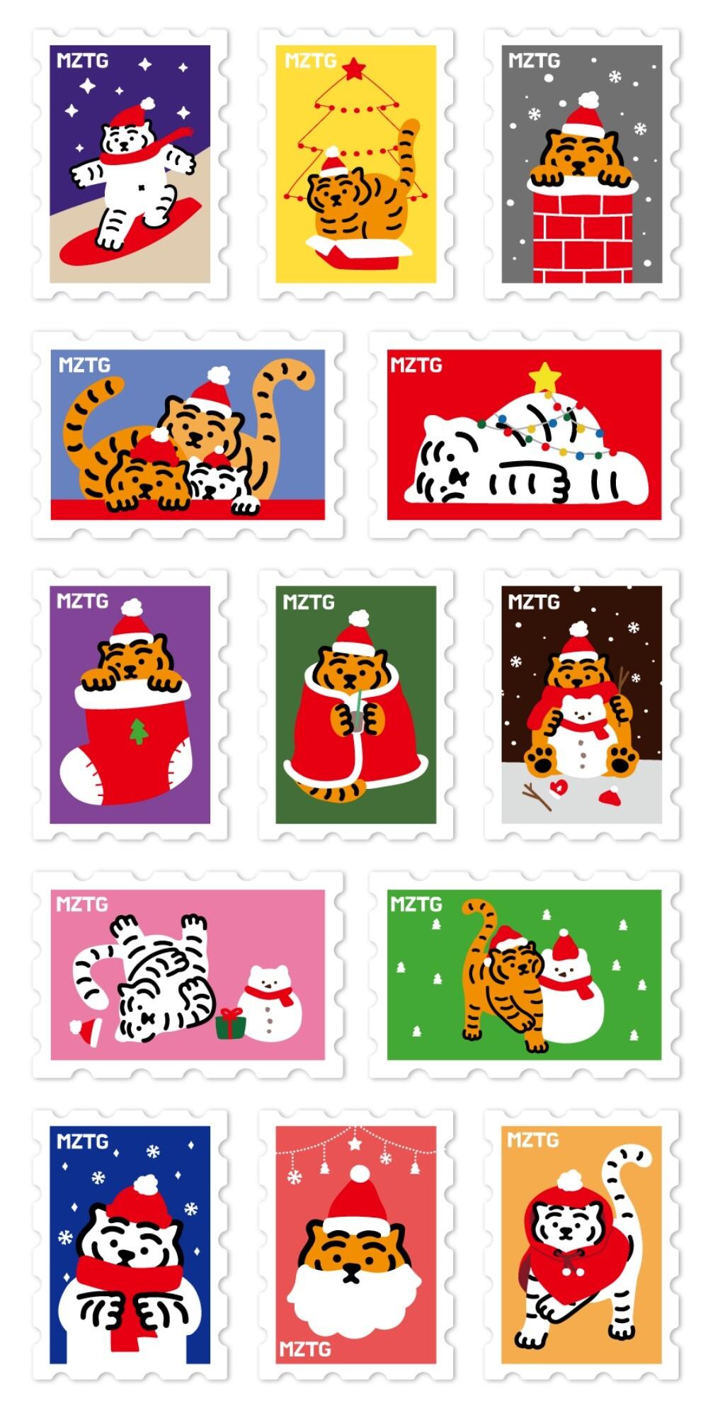 Muzik Tiger Winter Collection Stamp Sticker 貼紙 - SOUL SIMPLE HK
