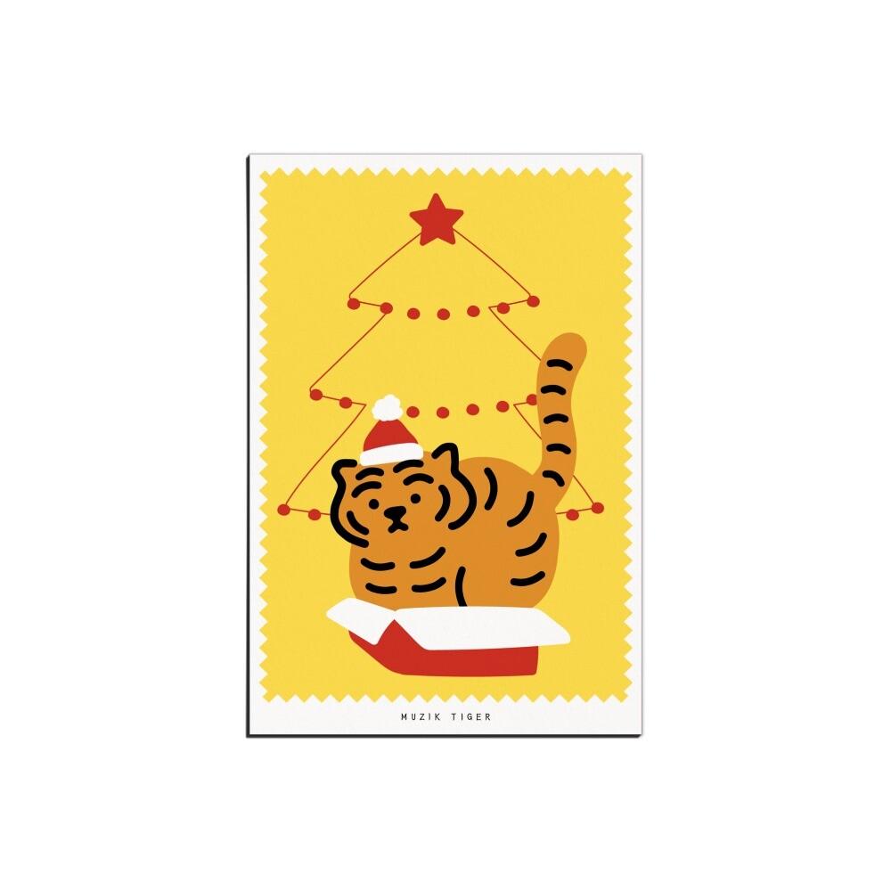 Muzik Tiger Happy Tree Tiger Postcard 明信片 - SOUL SIMPLE HK