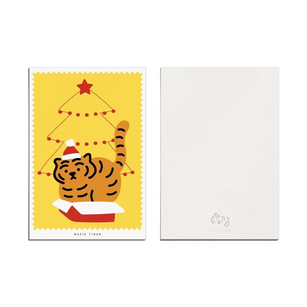 Muzik Tiger Happy Tree Tiger Postcard 明信片 - SOUL SIMPLE HK