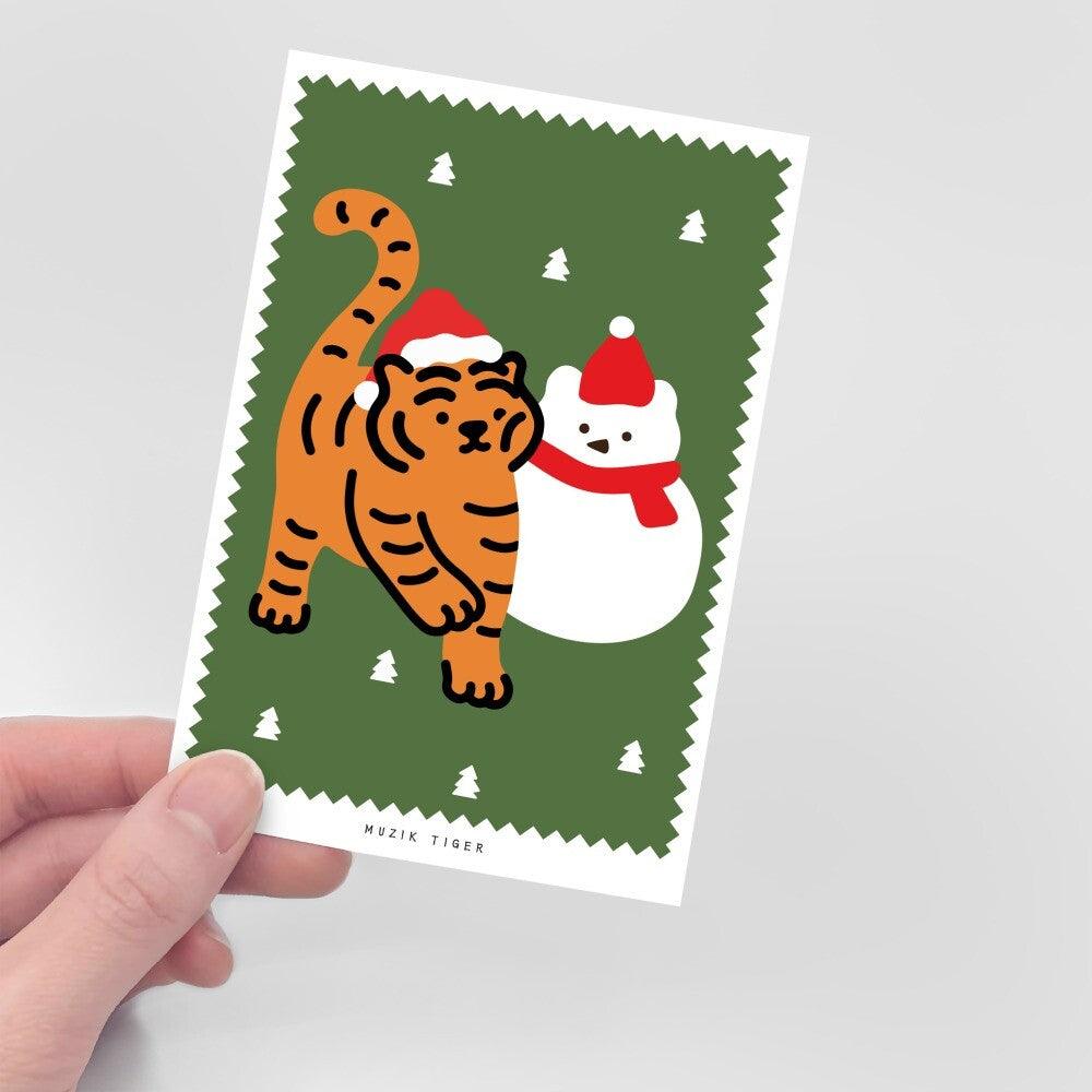 Muzik Tiger Winter Friends Tiger Postcard 明信片 - SOUL SIMPLE HK