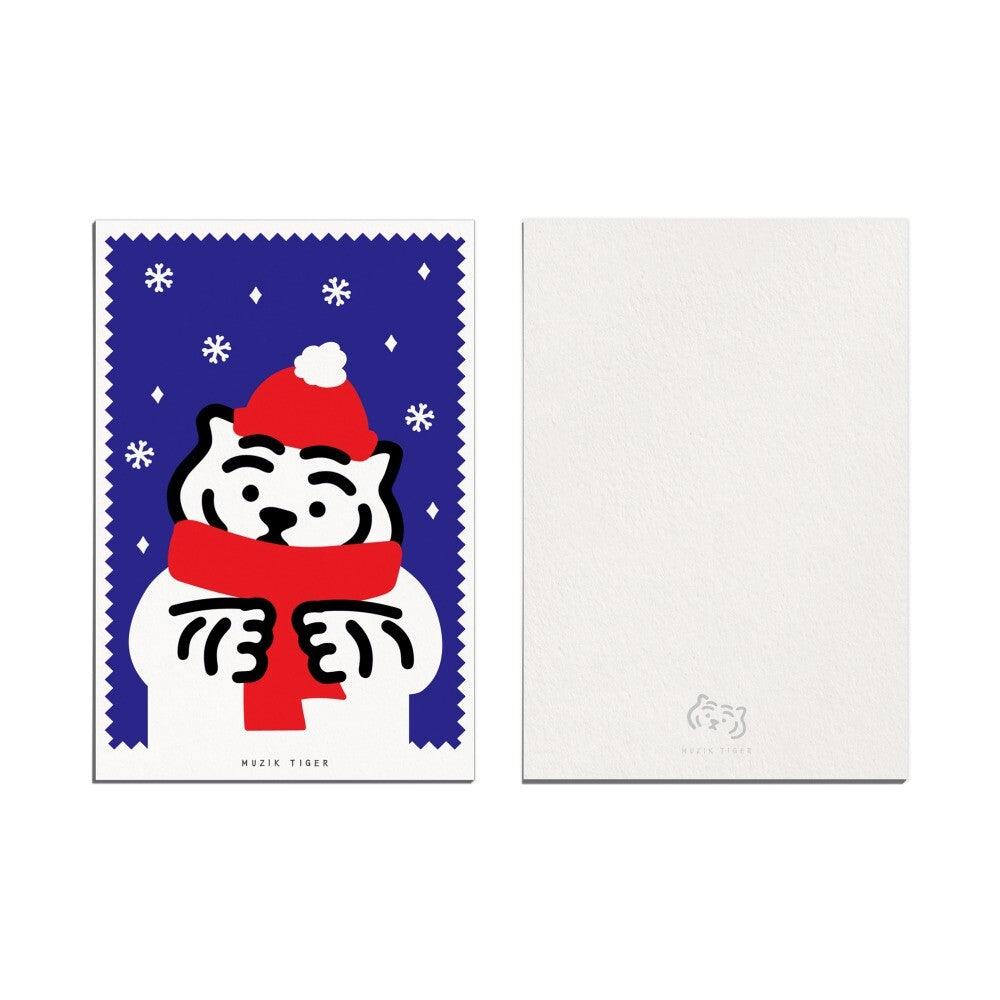 Muzik Tiger Winter Tiger Postcard 明信片 - SOUL SIMPLE HK