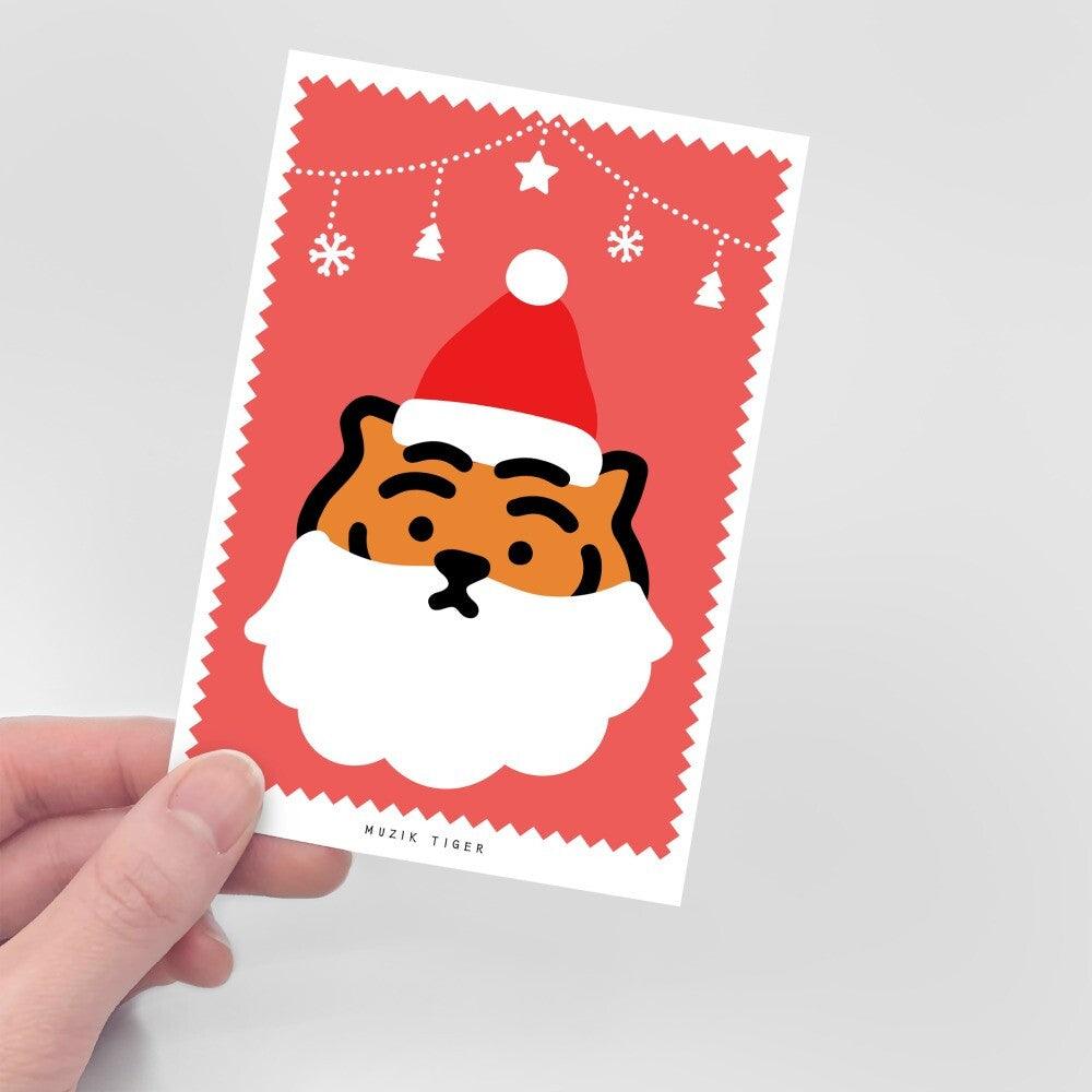 Muzik Tiger Santa Claus Tiger Postcard 明信片 - SOUL SIMPLE HK