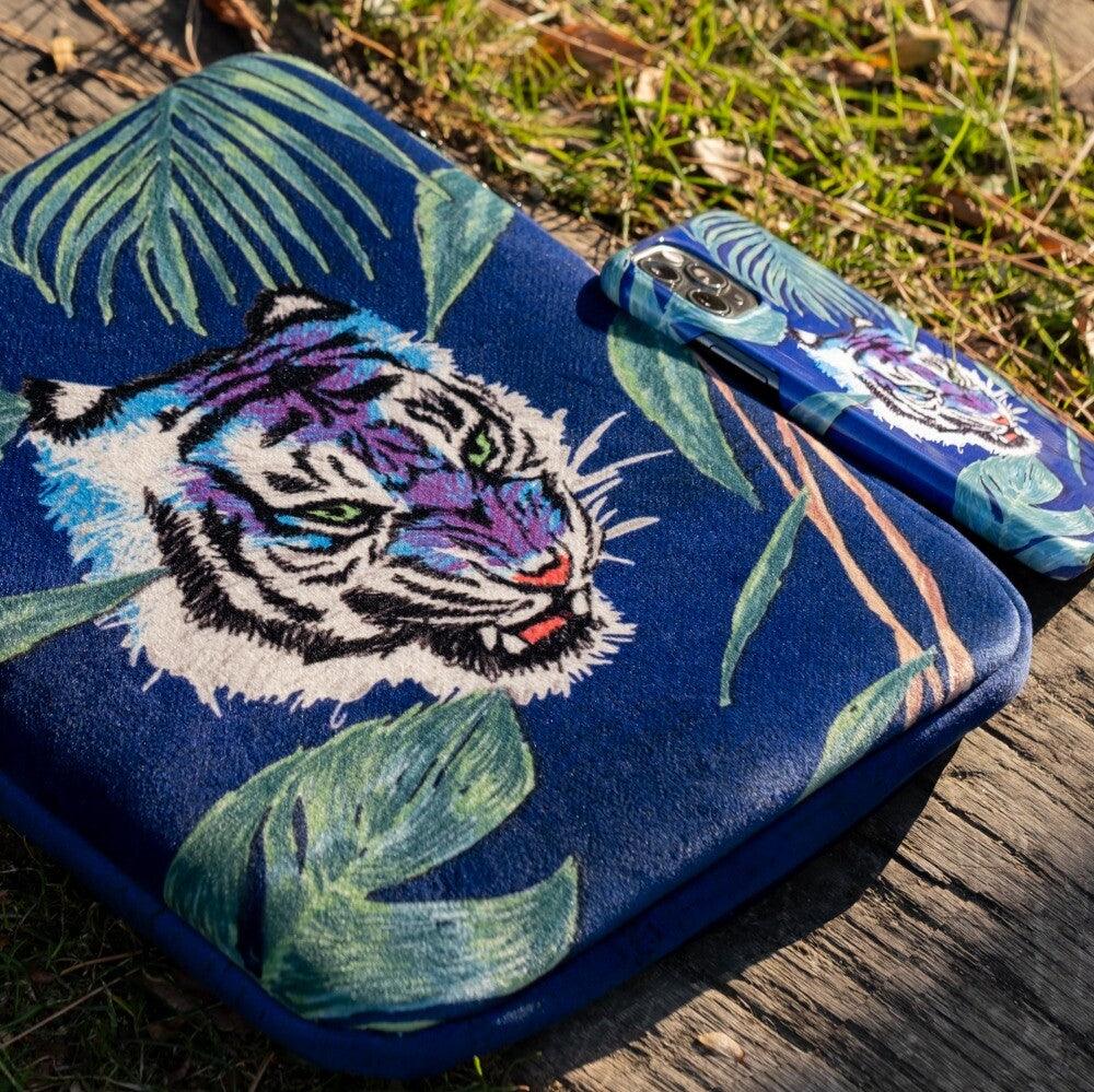 Muzik Tiger Fantasy Tiger Blue Laptop/Tablet Pouch 平板電腦保護套 - SOUL SIMPLE HK