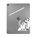 【現貨】Muzik Tiger It's OK White Tiger Big Removable Sticker 貼紙（白） - SOUL SIMPLE HK