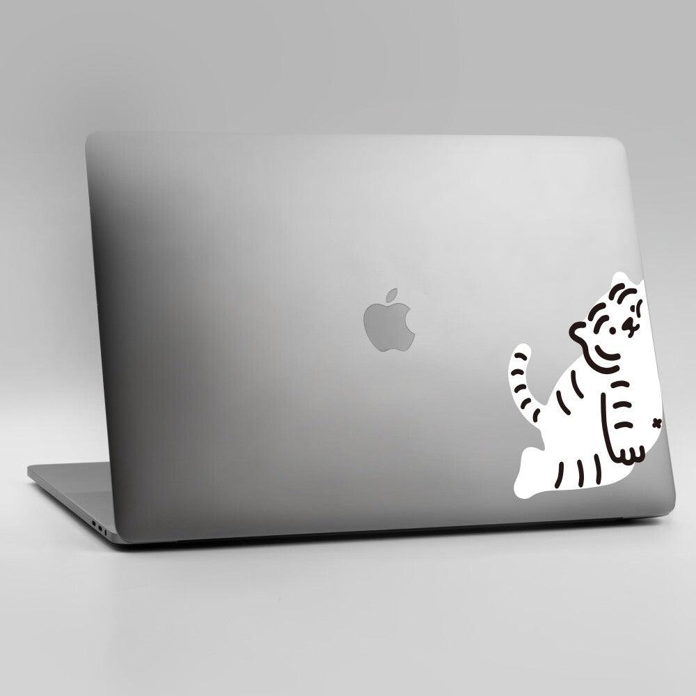 Muzik Tiger It's OK White Tiger Big Removable Sticker 貼紙（白） - SOUL SIMPLE HK