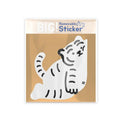 【現貨】Muzik Tiger It's OK White Tiger Big Removable Sticker 貼紙（白） - SOUL SIMPLE HK