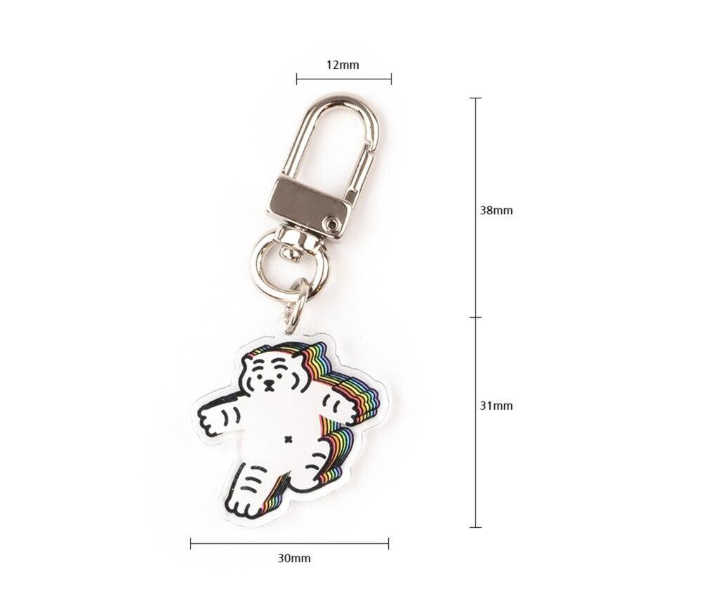 Muzik Tiger Rainbow Tiger Keyring 鑰匙扣 - SOUL SIMPLE HK