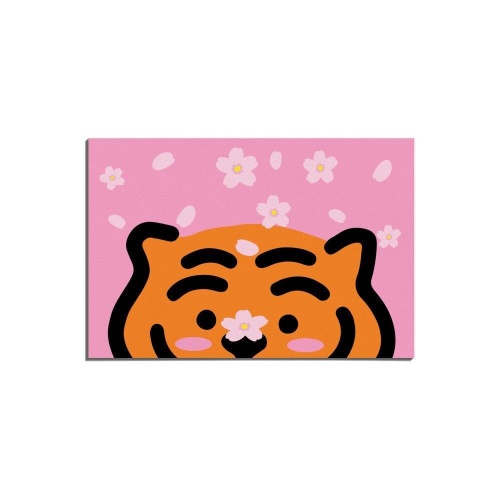 Muzik Tiger Cherry Blossoms Tiger Postcard 明信片 - SOUL SIMPLE HK
