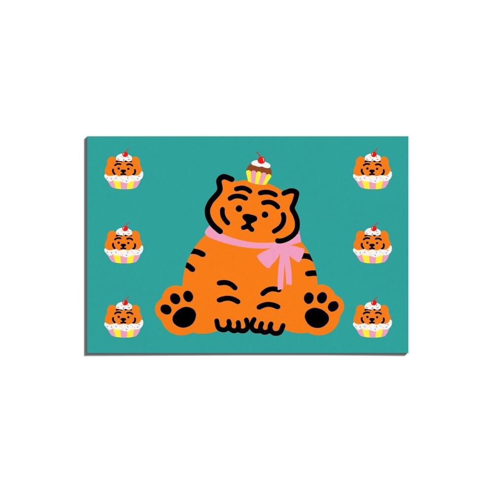 Muzik Tiger Cupcake Tiger Postcard 明信片 - SOUL SIMPLE HK