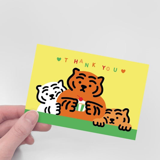 【現貨】Muzik Tiger Thank You Tiger Postcard 明信片 - SOUL SIMPLE HK