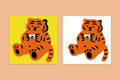 Muzik Tiger Phone Tiger Big Removable Sticker 貼紙 - SOUL SIMPLE HK