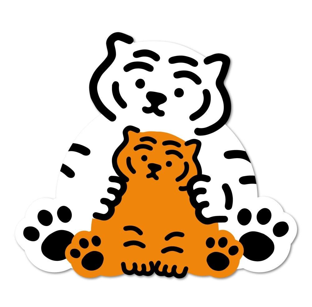 Muzik Tiger Bebe tiger Big Removable Sticker 貼紙 - SOUL SIMPLE HK