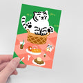 Muzik Tiger Picnic Tiger Postcard 明信片 - SOUL SIMPLE HK