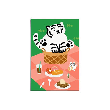 Muzik Tiger Picnic Tiger Postcard 明信片 - SOUL SIMPLE HK