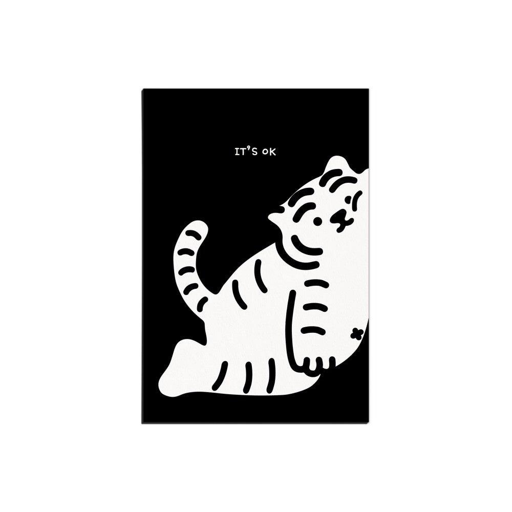 Muzik Tiger It's Okay White Tiger Postcard 明信片 - SOUL SIMPLE HK