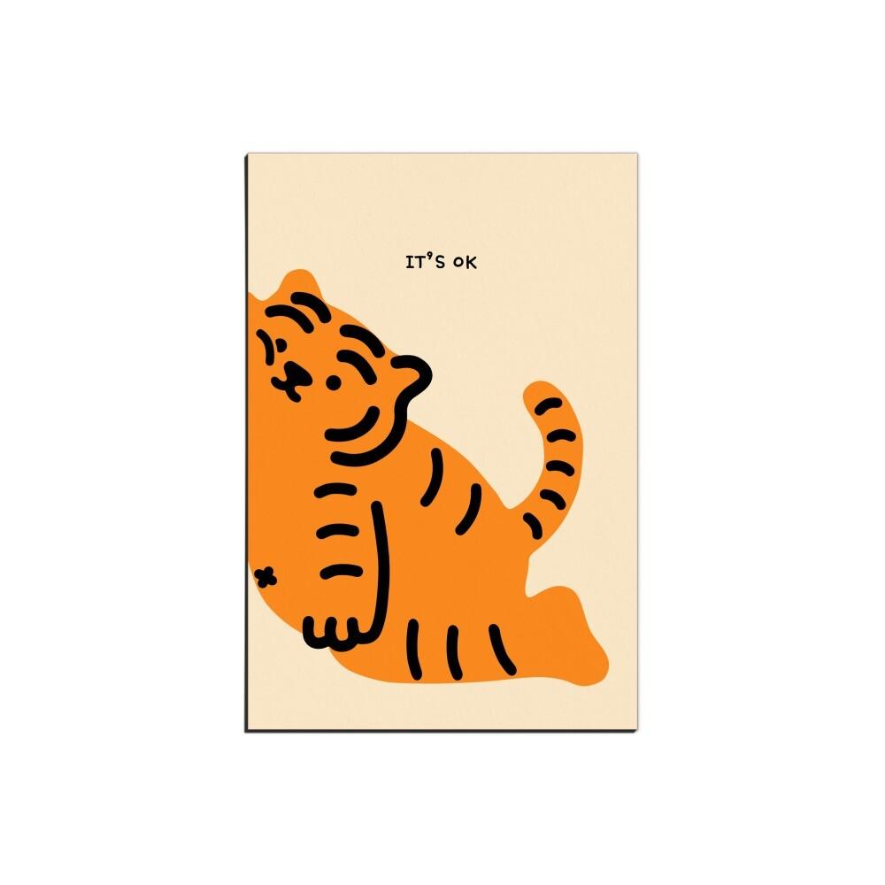 Muzik Tiger It's Okay Tiger Postcard 明信片 - SOUL SIMPLE HK