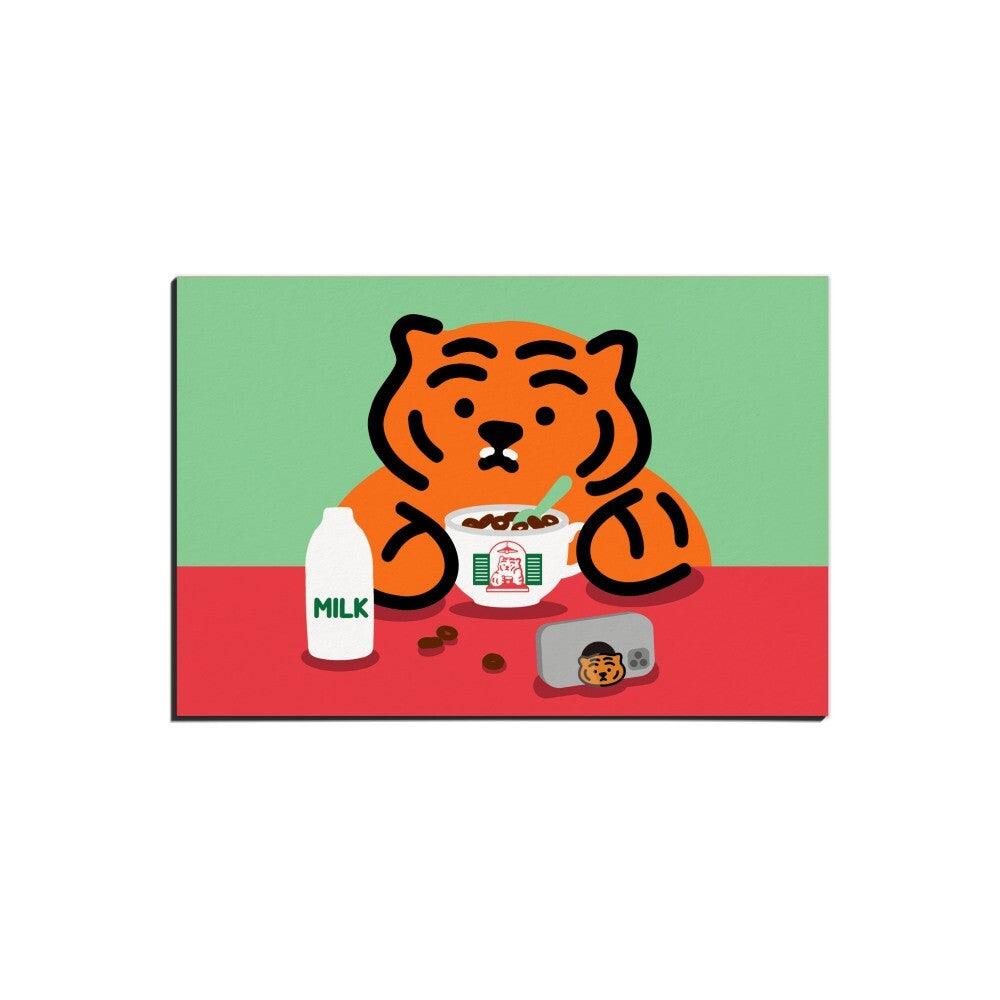 Muzik Tiger Cereal Tiger Postcard 穀物老虎明信片 - SOUL SIMPLE HK