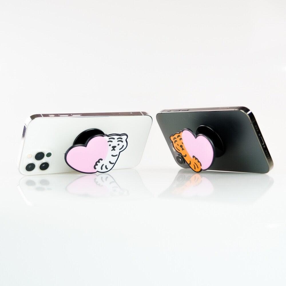 Muzik Tiger Love White Tiger Smart Tok 手機支架（白） - SOUL SIMPLE HK