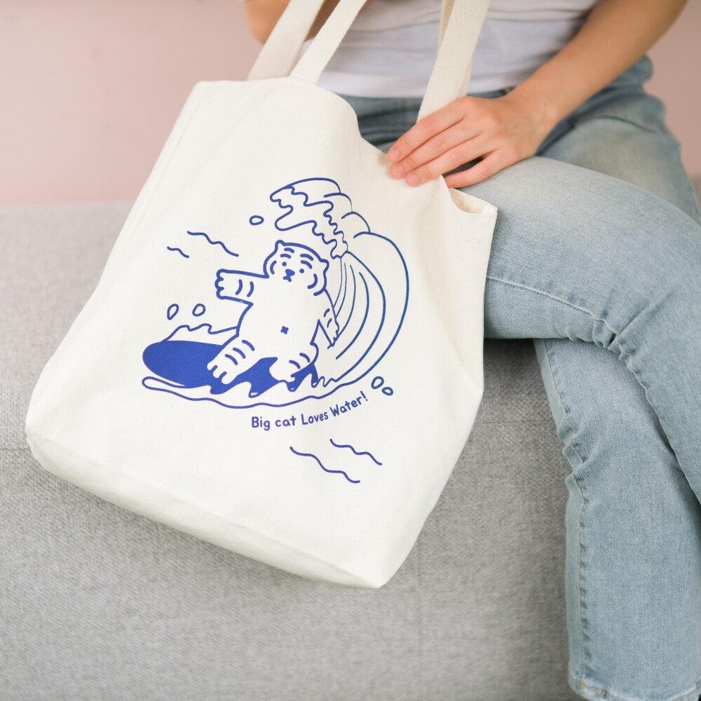 Muzik Tiger Surfing Tiger Big Eco Bag 環保袋 - SOUL SIMPLE HK