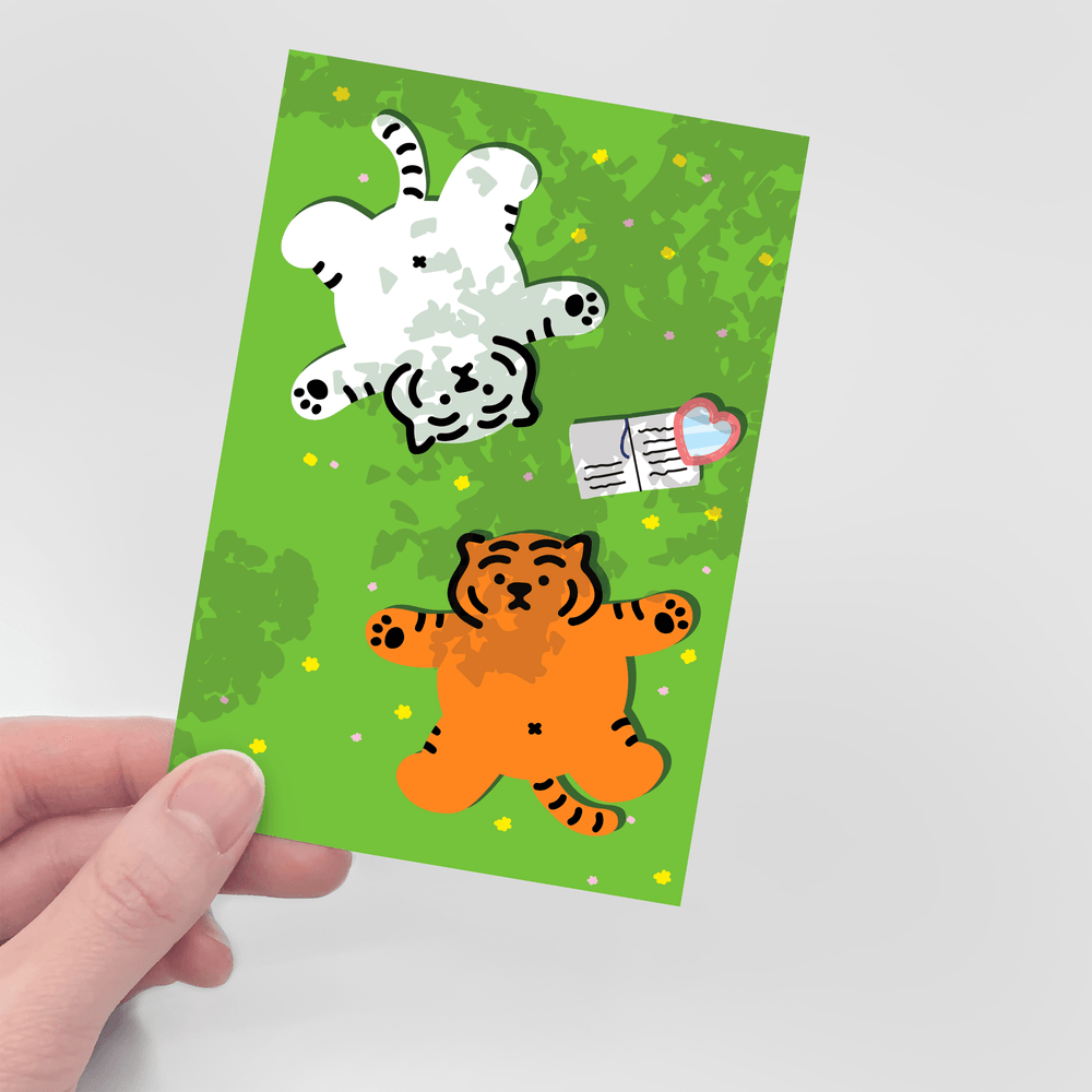 Muzik Tiger Under the Tree Tiger Postcard 明信片 - SOUL SIMPLE HK