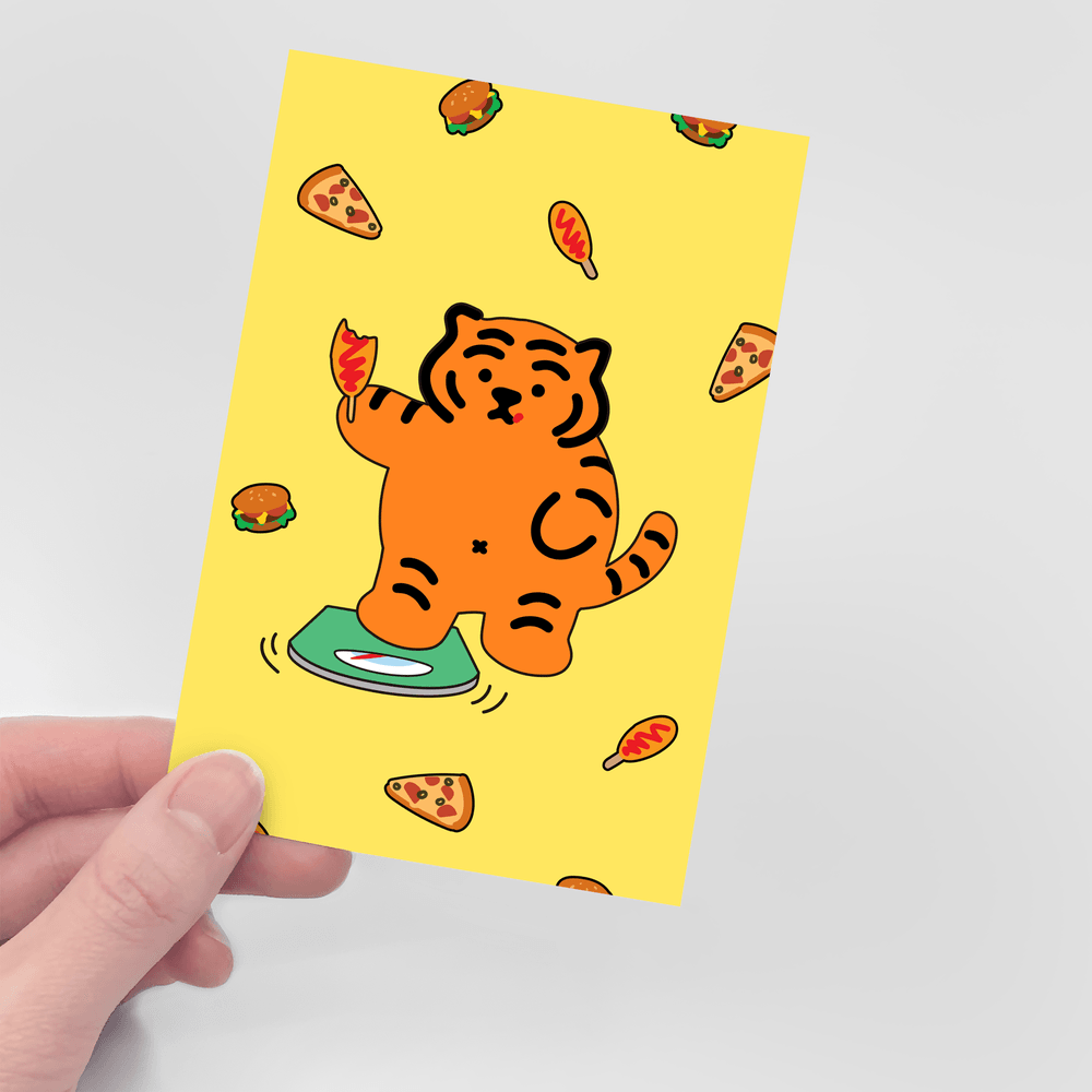 Muzik Tiger Yummy Tiger Postcard 明信片 - SOUL SIMPLE HK