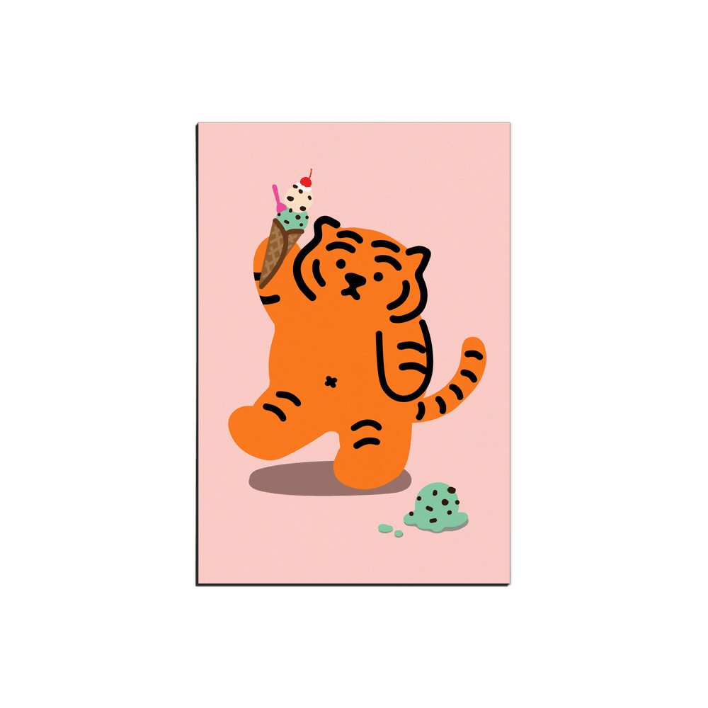 Muzik Tiger Mint Choco Tiger Postcard 明信片 - SOUL SIMPLE HK