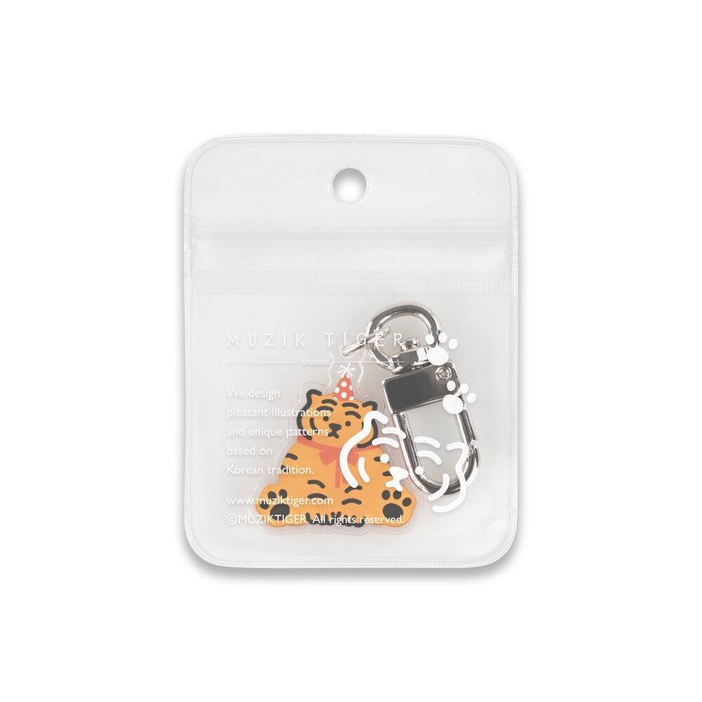 Muzik Tiger Cake Tiger Keyring 鑰匙扣（赤） - SOUL SIMPLE HK