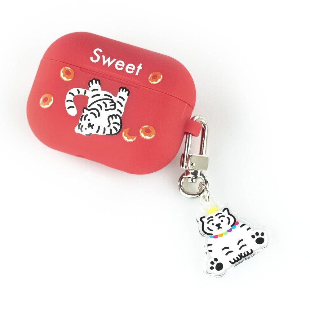 Muzik Tiger Cake Tiger Keyring 鑰匙扣（白） - SOUL SIMPLE HK