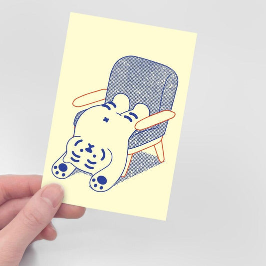 Muzik Tiger Melting Tiger Postcard 明信片 - SOUL SIMPLE HK