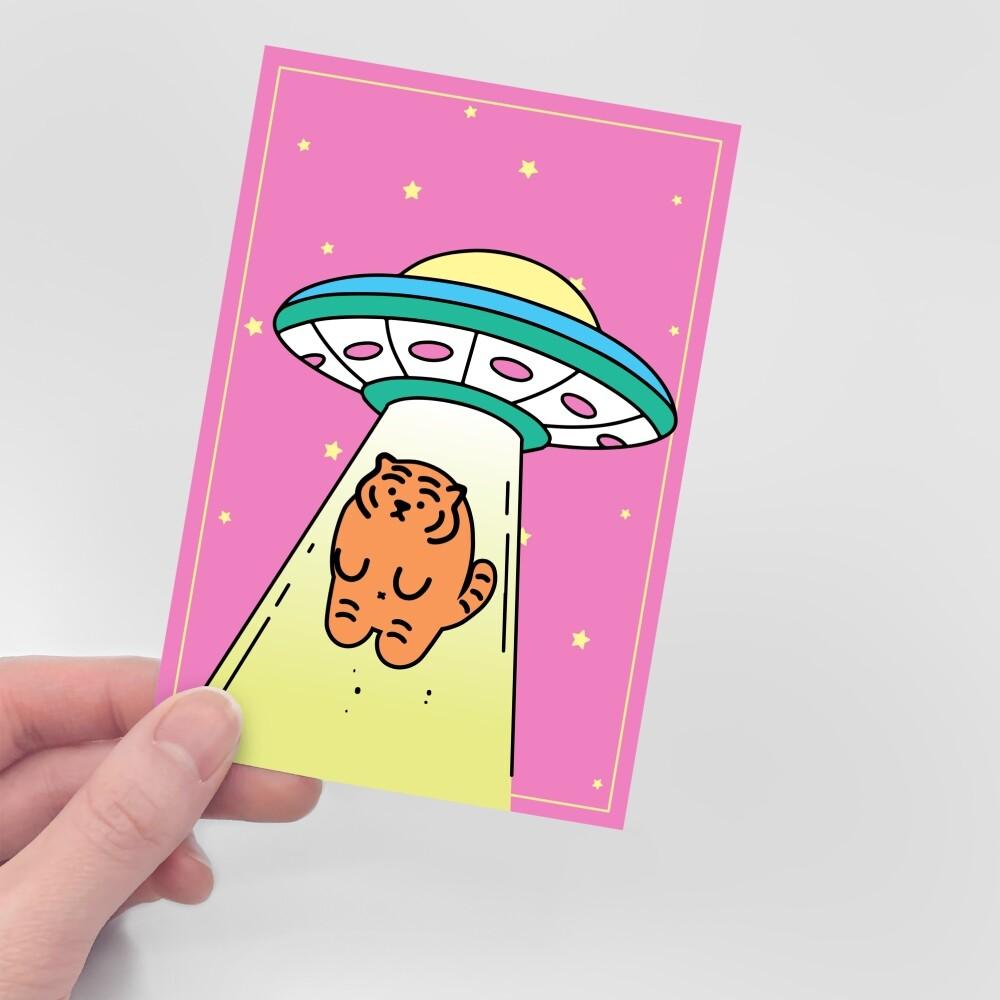 Muzik Tiger UFO Tiger Postcard 明信片 - SOUL SIMPLE HK