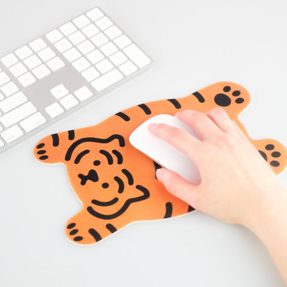 Muzik Tiger Flat Tiger PVC Mouse Pad 滑鼠墊（2款） - SOUL SIMPLE HK