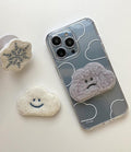 Skyfolio Fluffy Phone Grip Tok 毛毛刺繡手機支架（3款） - SOUL SIMPLE HK