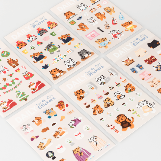 Muzik Tiger Daily Tiger Stickers 06-11 日常貼紙 (1p) - SOUL SIMPLE HK