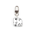 Muzik Tiger Square White Tiger Keyring 方形白虎鑰匙扣 - SOUL SIMPLE HK