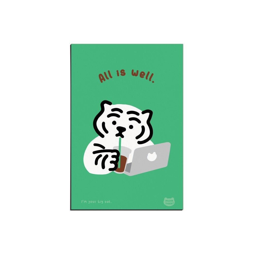 【現貨】Muzik Tiger Message Postcard 心意明信片 01-05 - SOUL SIMPLE HK