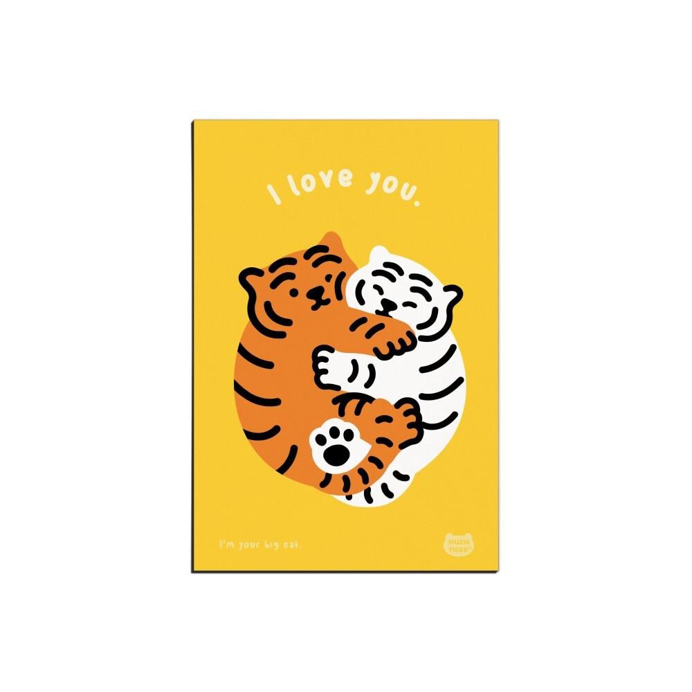 【現貨】Muzik Tiger Message Postcard 心意明信片 01-05 - SOUL SIMPLE HK