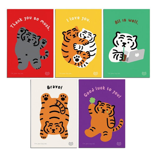 Muzik Tiger Message Postcard 心意明信片 01-05 - SOUL SIMPLE HK
