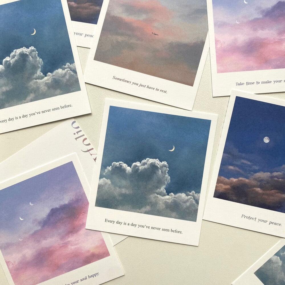 Skyfolio Moon and Cloud Polaroid Postcard 明信片 - SOUL SIMPLE HK