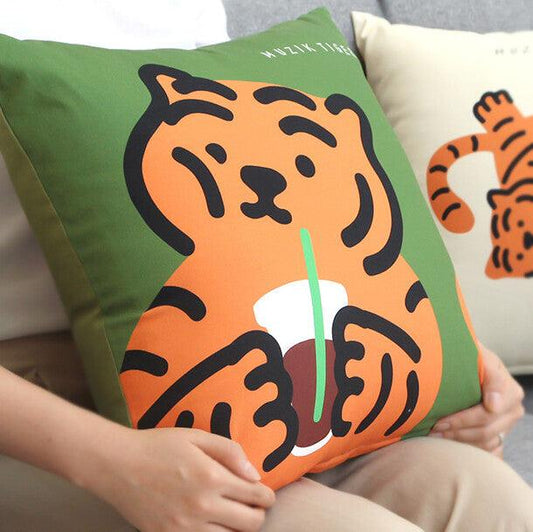Muzik Tiger Tiger Square Cushion 抱枕 - SOUL SIMPLE HK