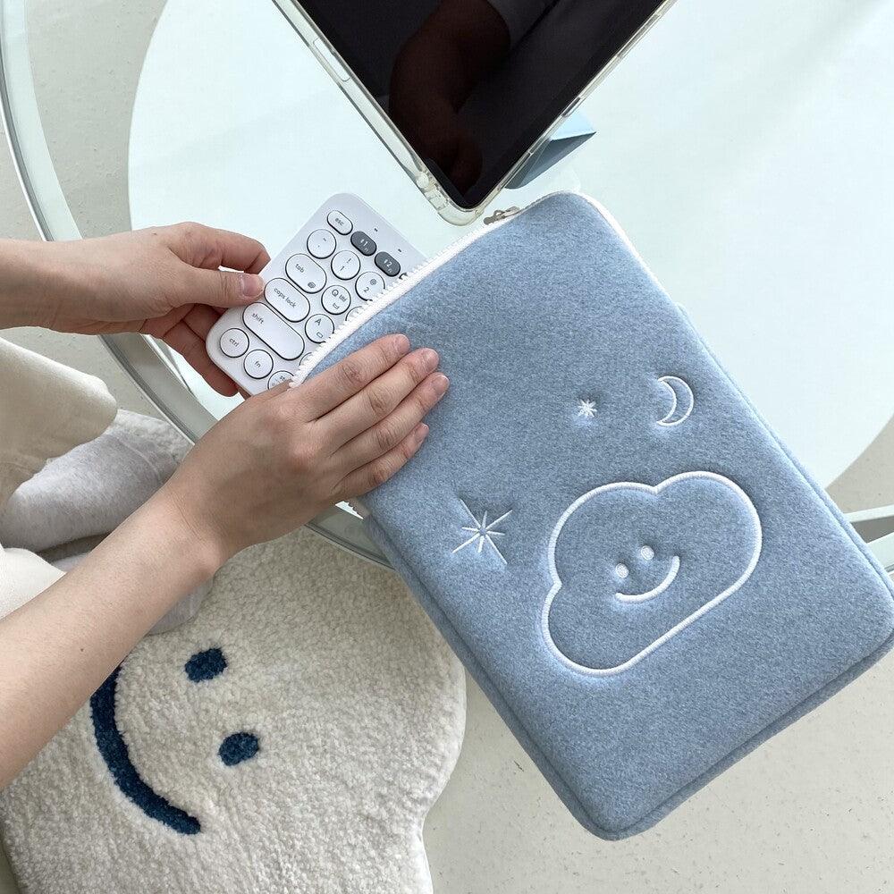 skyfolio☆iPad, PC pouch 15,16インチ Skyfolio White Cloud iPad/Laptop Pouch (Blue) 平板/電腦保護套