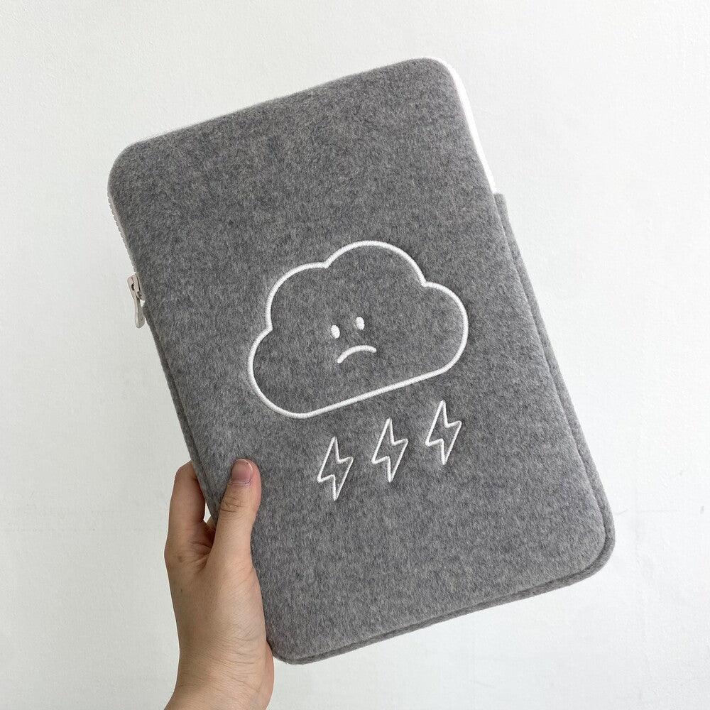 Skyfolio Dark Cloud iPad/Laptop Pouch (Gray) 平板/電腦保護套 - SOUL SIMPLE HK