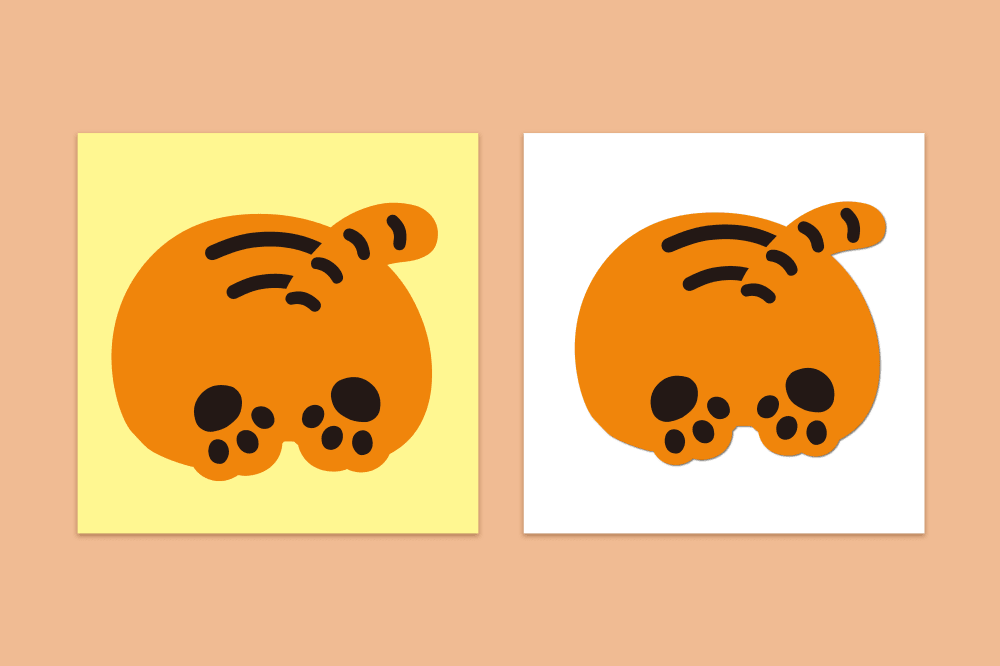 Muzik Tiger Dumpling Tiger Big Removable Sticker 貼紙（赤） - SOUL SIMPLE HK