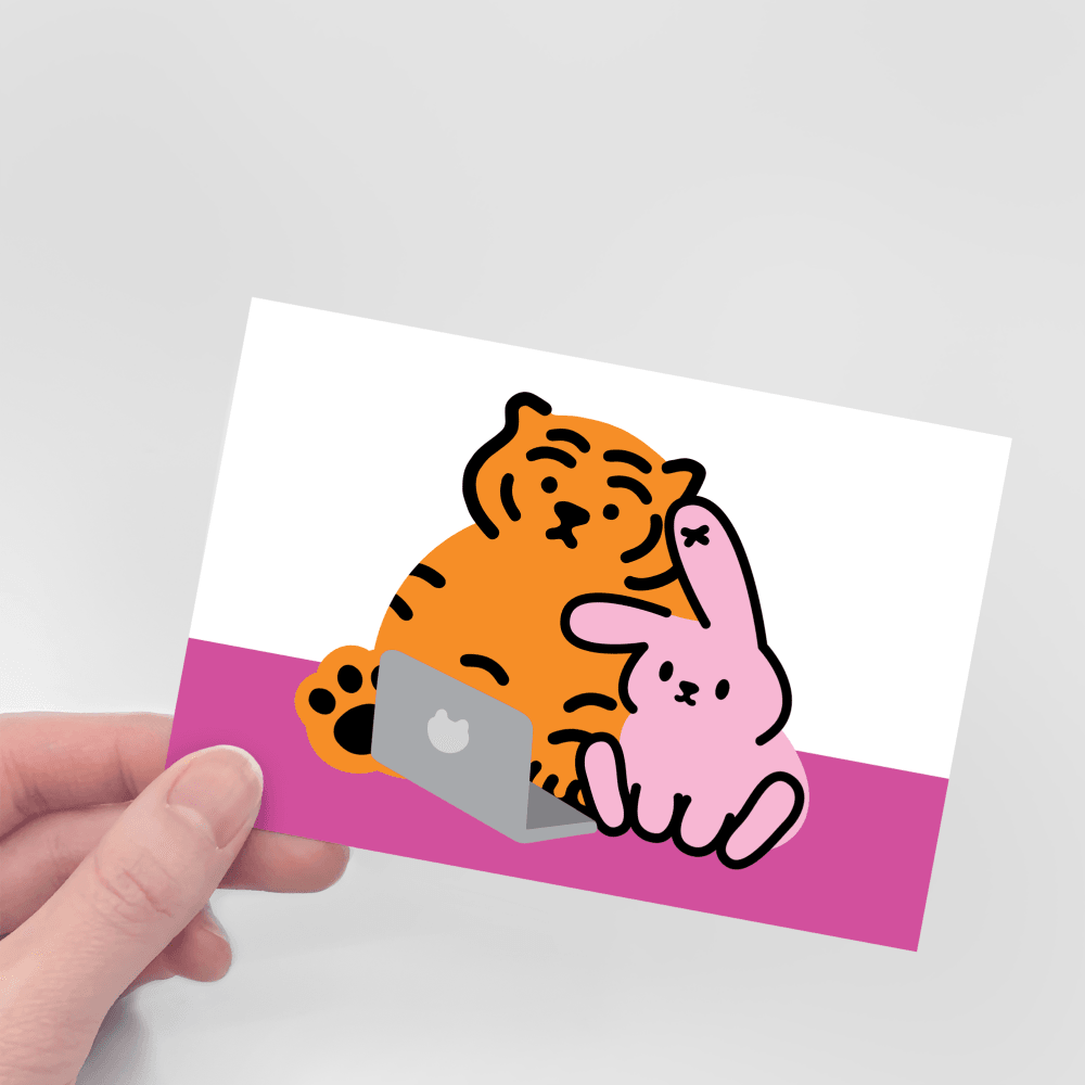 Muzik Tiger Tiger & Poreumee Postcard 明信片 - SOUL SIMPLE HK