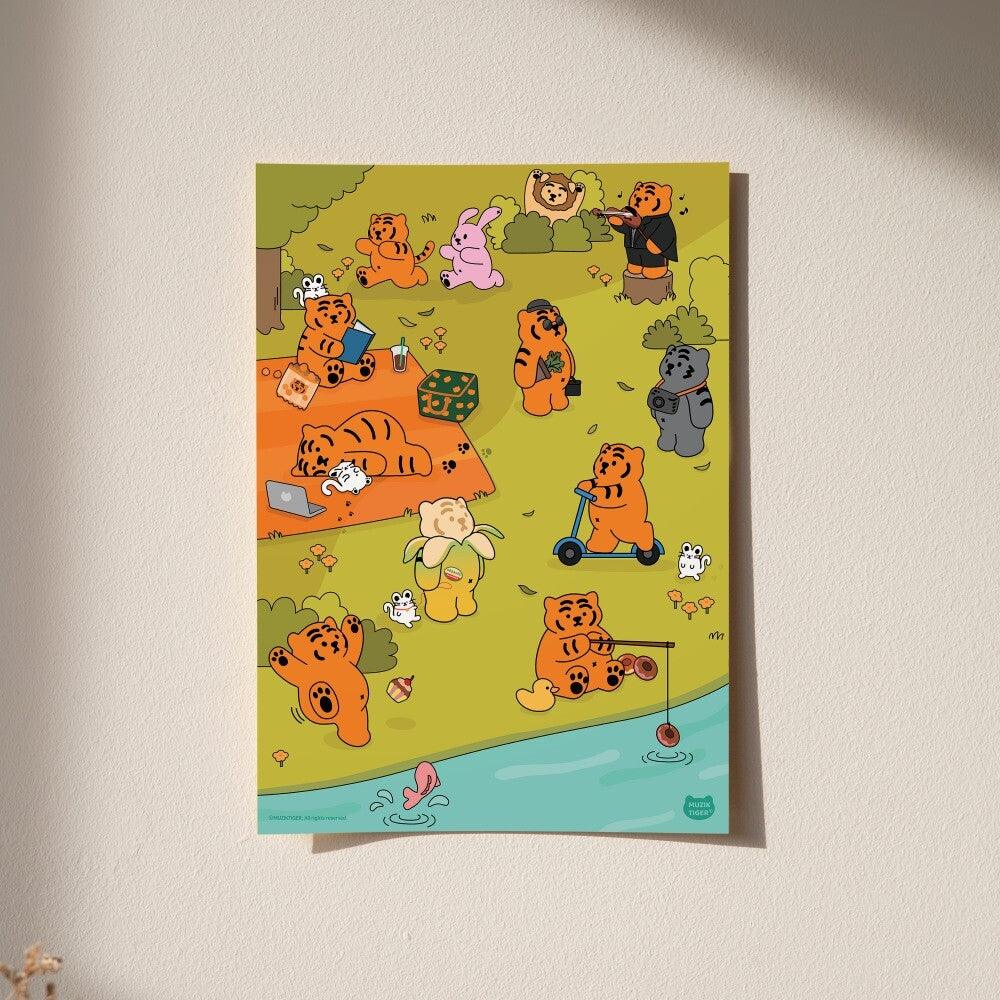 【現貨】Muzik Tiger Tiger Park A3 Poster 海報 - SOUL SIMPLE HK